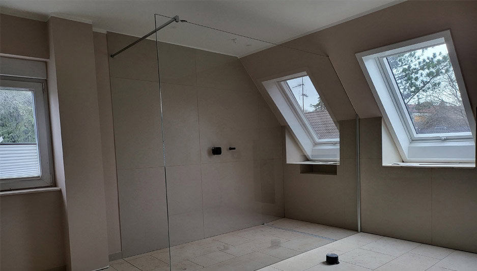 Dach für Dusche / Glasdusche